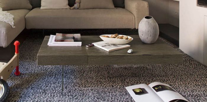 Tavolino Air in Legno Wildwood Grigio