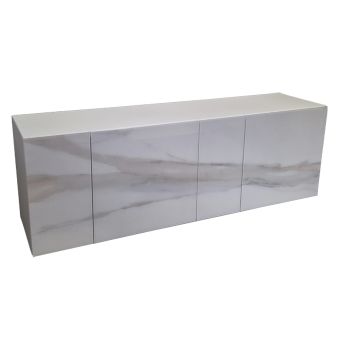 Madia 36e8 sideboard - Xglass Lucido Calacatta Gold