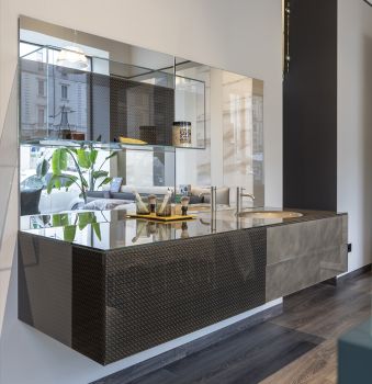 Bathroom composition model 36e8 finish xGlass Pop Pants and Titianium