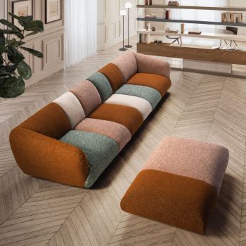 Divano NOW con pouf