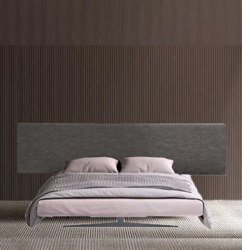  Steel Bed - Iridescent Gray Headboard
