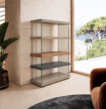 Libreria Air Wildwood Fango e Grafite L 92