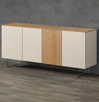 Sideboard 36 and 8 Lacquered Almond and Wildwood Light