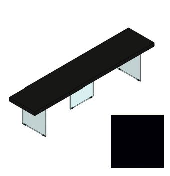 Panca Air Laccato Nero L 190