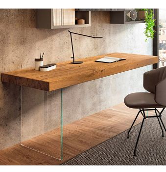 Scrittoio Air Wildwood Naturale a parete 