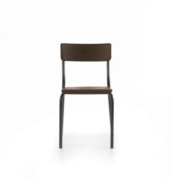 School Chair Dark Brown