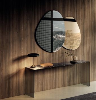 Melty Fumè Grey and Bronze Mirror