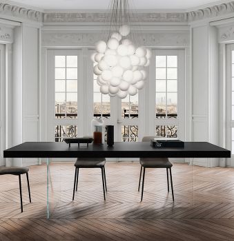 Tavolo Air Laminato Fenix Nero Ingo