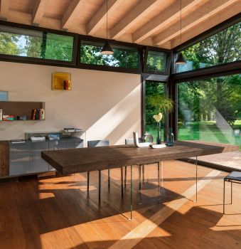 Tavolo Air Allungabile in Wildwood Grigio L 190