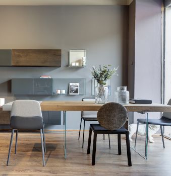 Air Extendable Wildwood Table with White Extensions