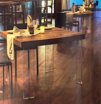 Air Square Wildwood Natural Table