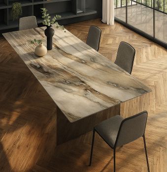 Table Air Slim xGlass Onyx Grey