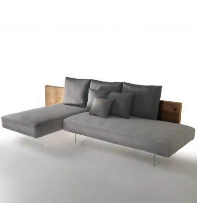 Air Wildwood Sofa with wooden backrest