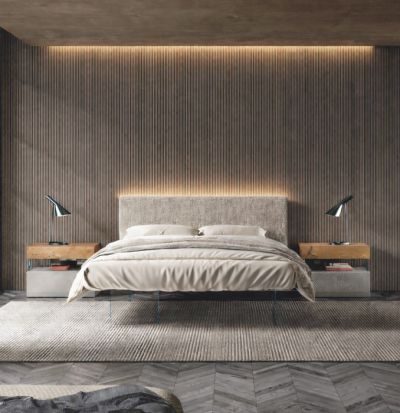 Letto Air freestanding con testata L 180