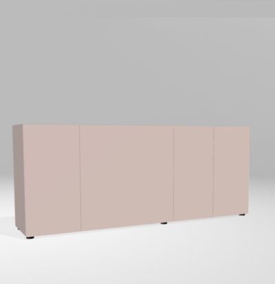  Madia 36e8 sideboard - Vetro Opaco Cipria