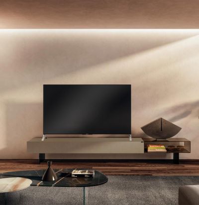 Mobile TV 36e8 Glass Champagne Metal
