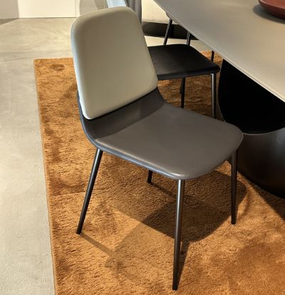 Sedia Ermes -Pelle Panama