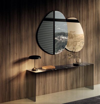 Melty Fumè Grey and Bronze Mirror