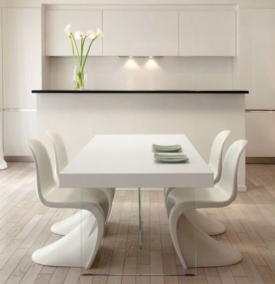 Tavolo Air Laccato Bianco L 160