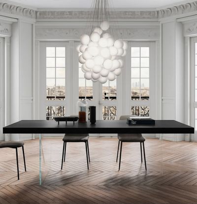 Tavolo Air Laminato Fenix Nero Ingo